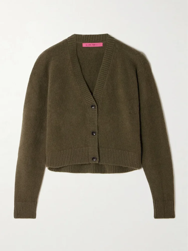 Cashmere cropped cardigan