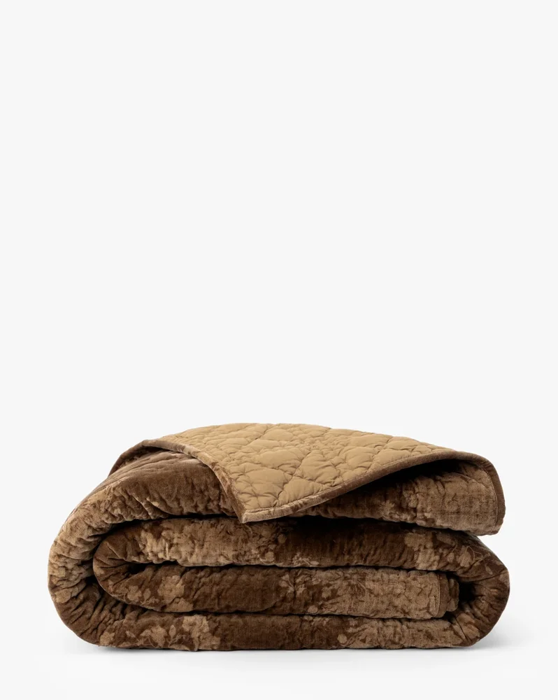 Giorgio Velvet Floral Quilt
