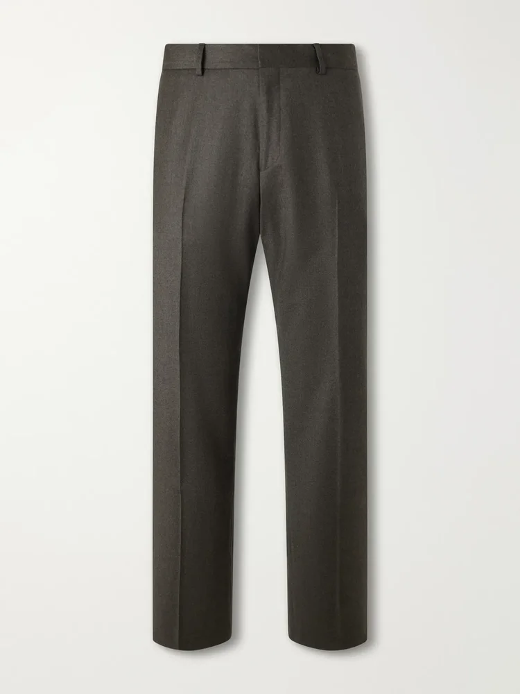 Straight-Leg Wool and Cashmere-Blend Fresco Suit Trousers