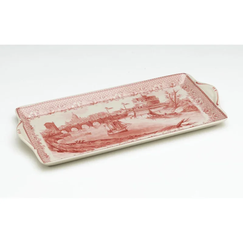 Stukes Porcelain Serving Tray