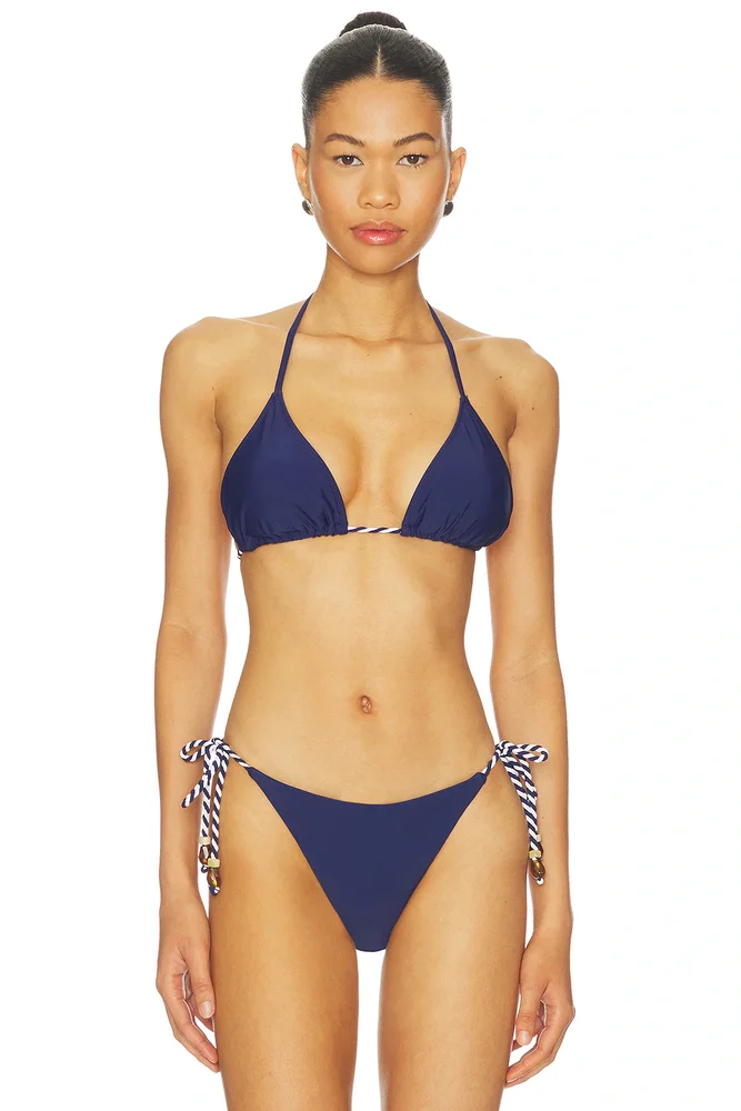 Two Tone Rope Bikini Top