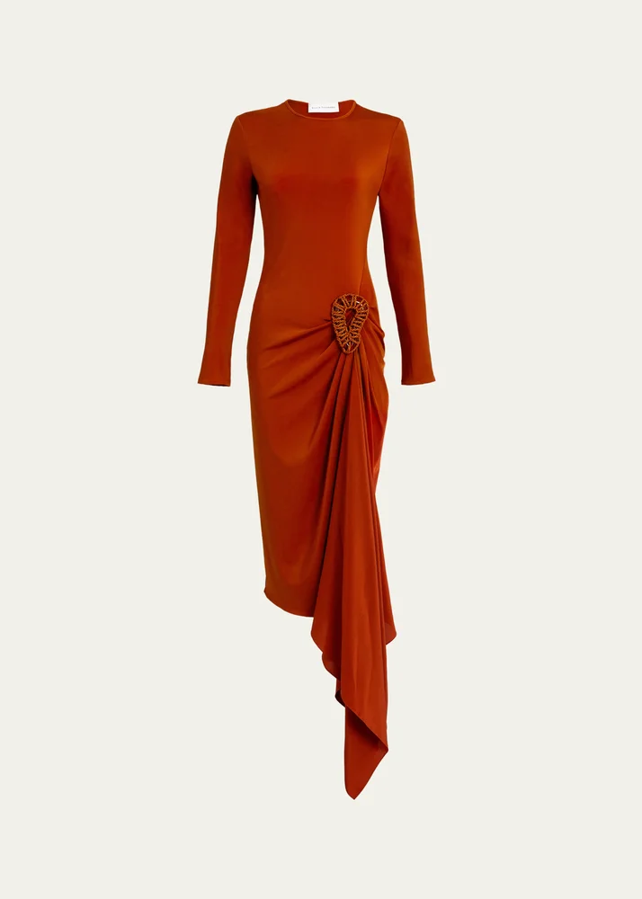Ananya Jersey Midi Dress