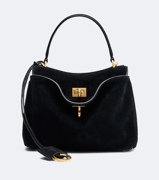 Rodeo Mini suede top-handle bag