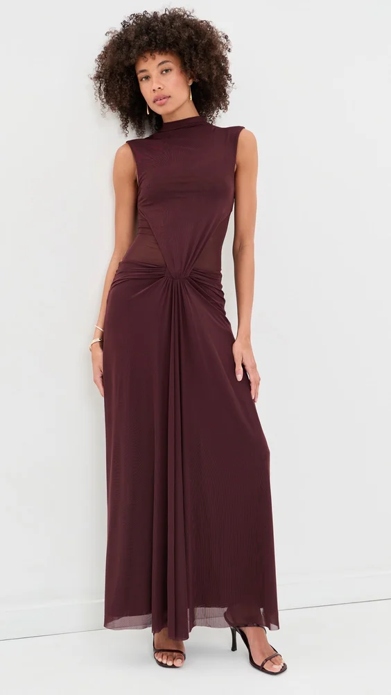 Odea Gathered Maxi Dress