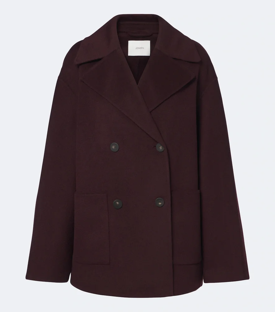 Flavia wool and cashmere peacoat