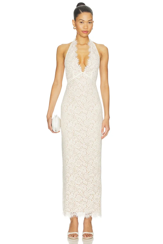 Annabelle Strapless Midi Dress