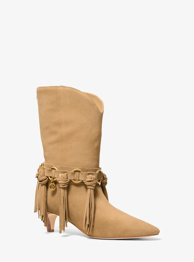 Daniela Fringe Suede Boot