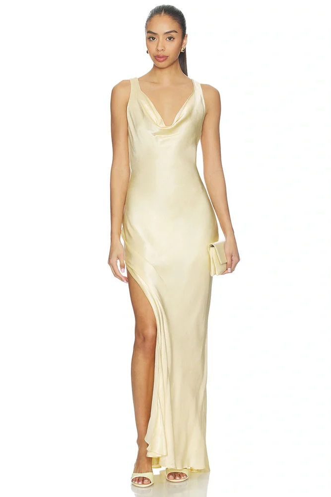 Anouk Cowl Neck Maxi Dress