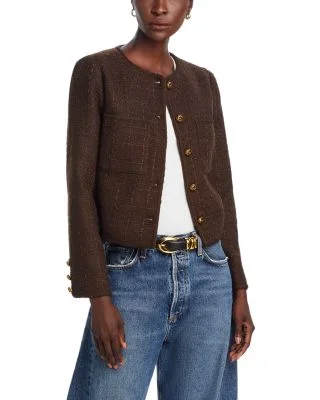 Bridgette lady jacket in tweed