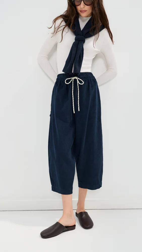 Marcella Corduroy Barrel Pants
