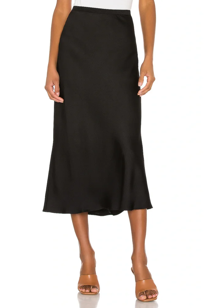 Bar Silk Skirt