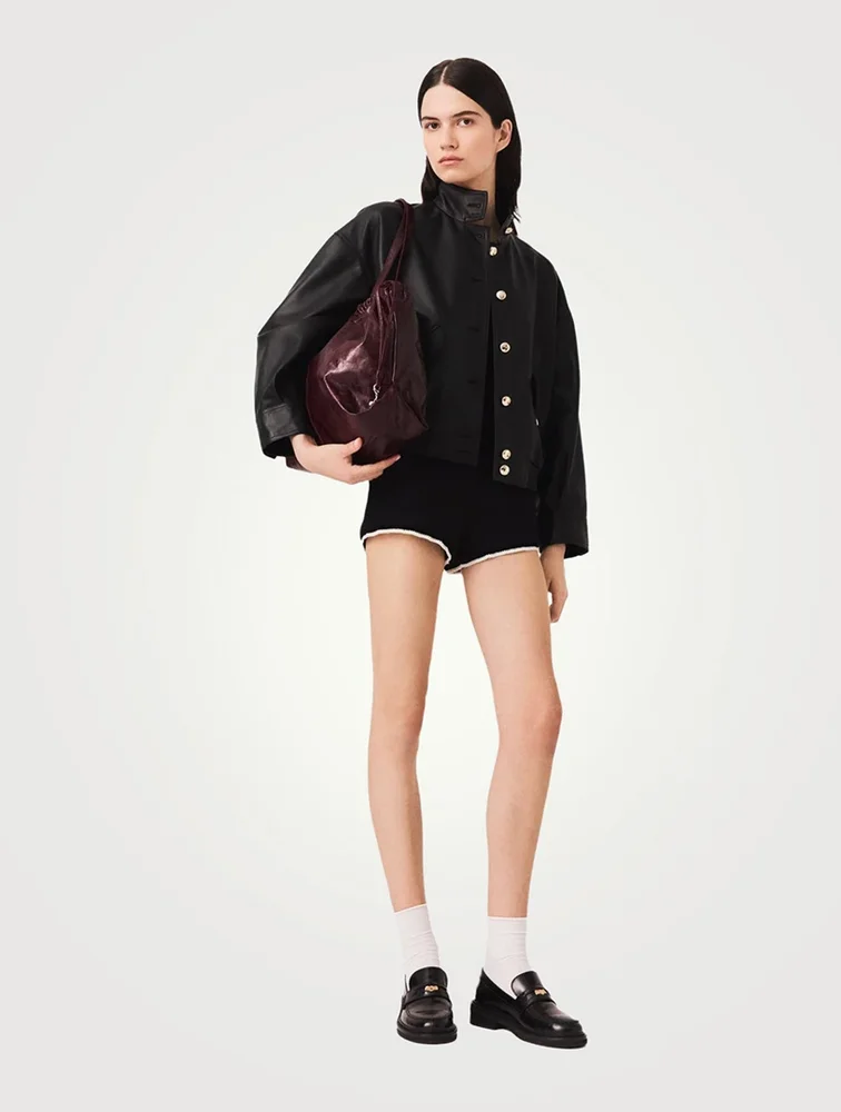 MAJE Leather Jacket