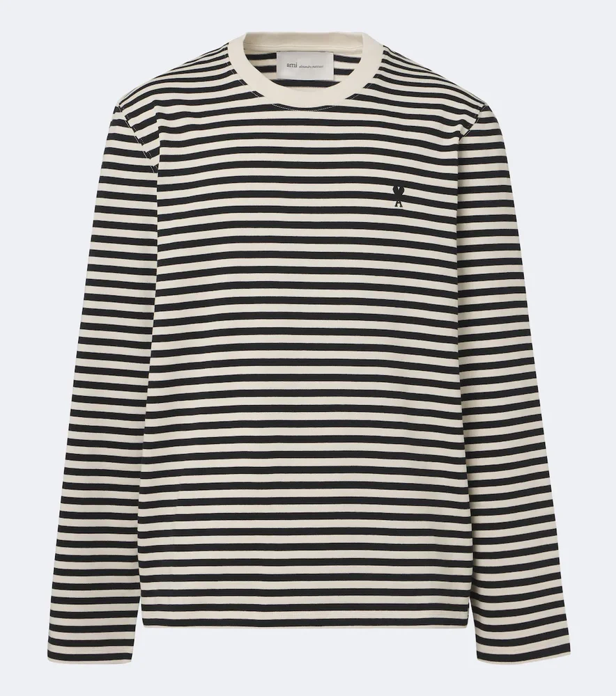 Striped cotton T-shirt