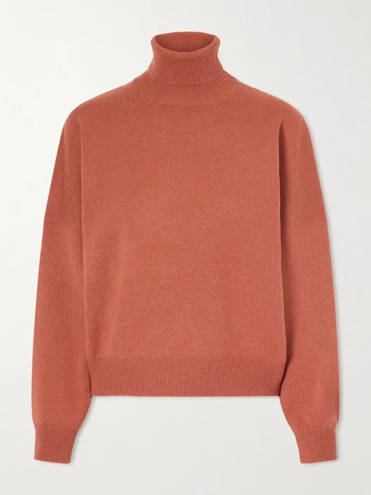 Cashmere turtleneck sweater