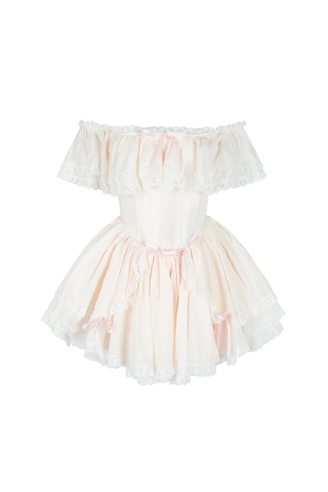 The Ghost Pink Hug Me Mini Dress