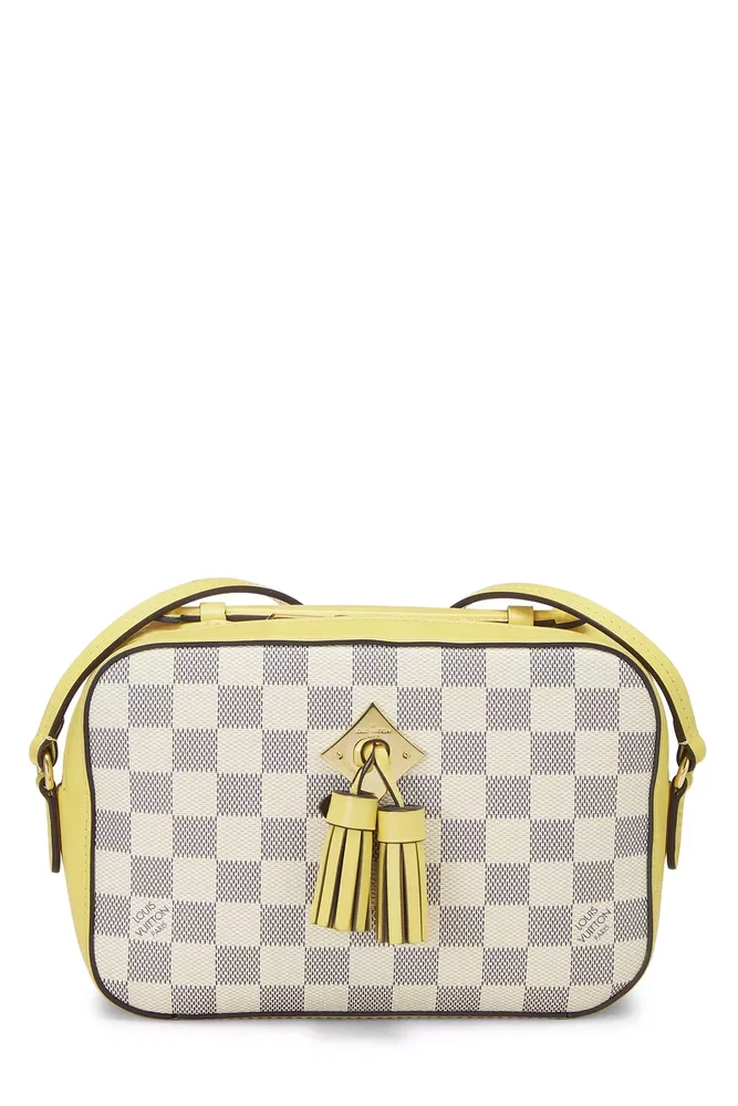 Yellow Damier Azur Canvas Saintonge