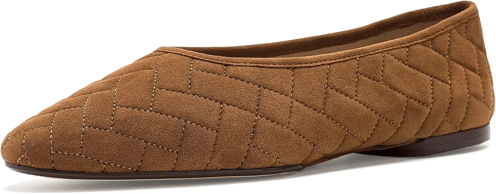 Jasleen Quilted Ballet Flats