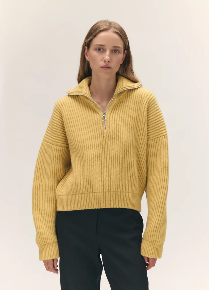 Rowan Rib Half Zip