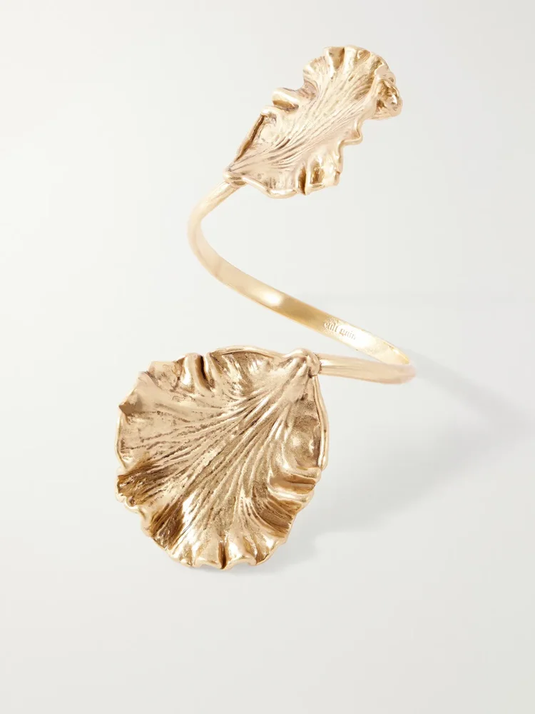Iris gold-tone cuff