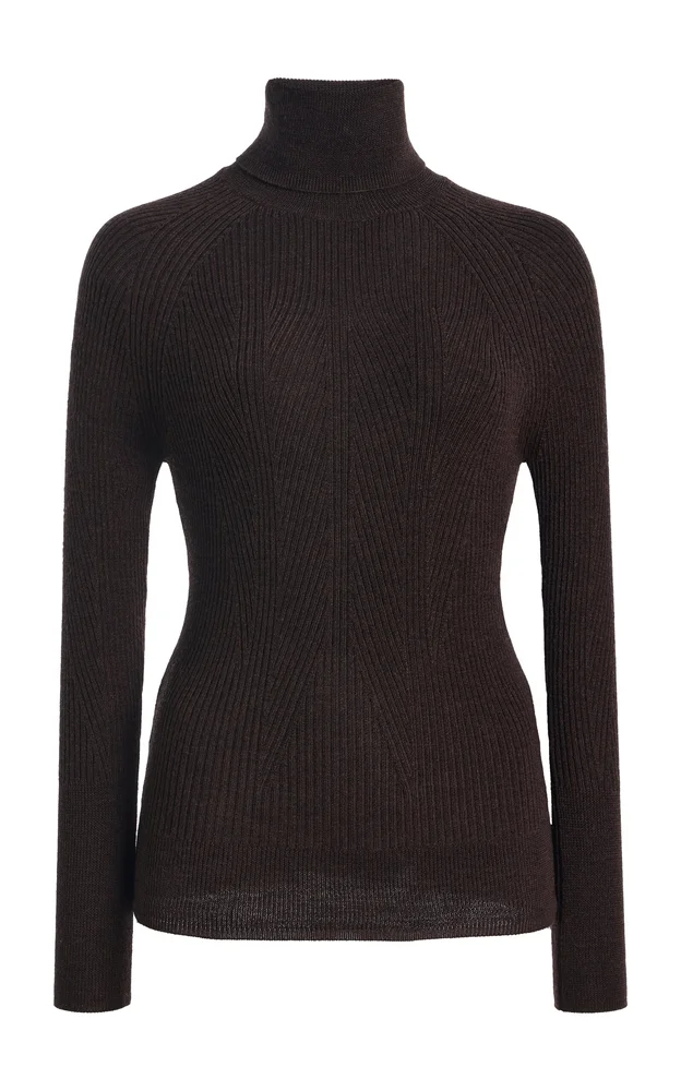 Merino Wool Turtleneck Sweater