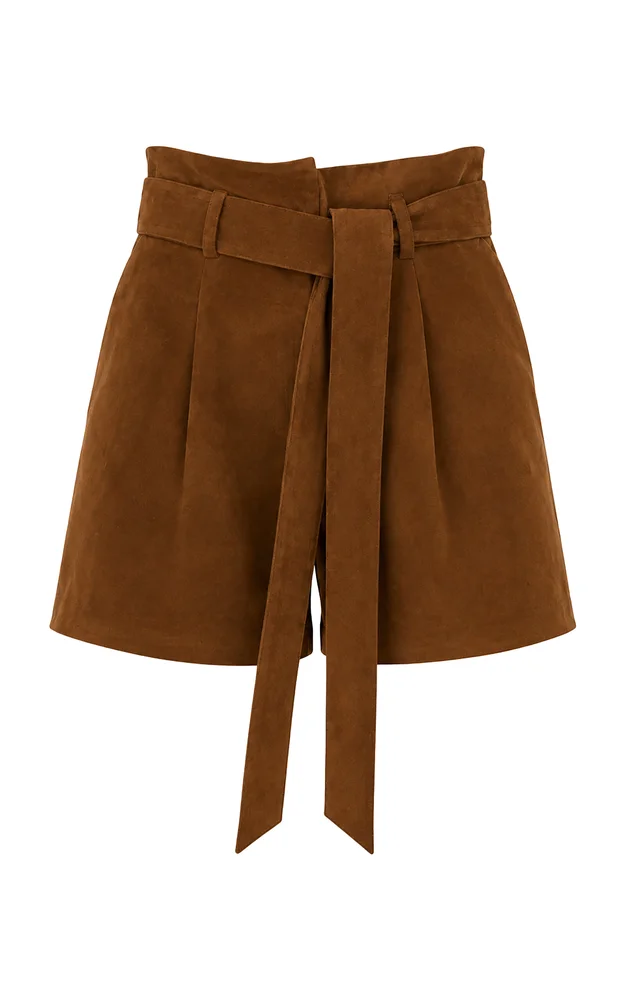 Zonda Suede Shorts
