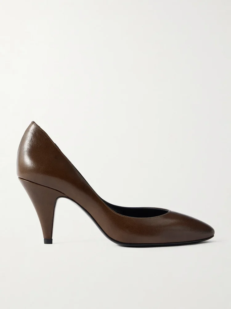 Haze leather pumps
