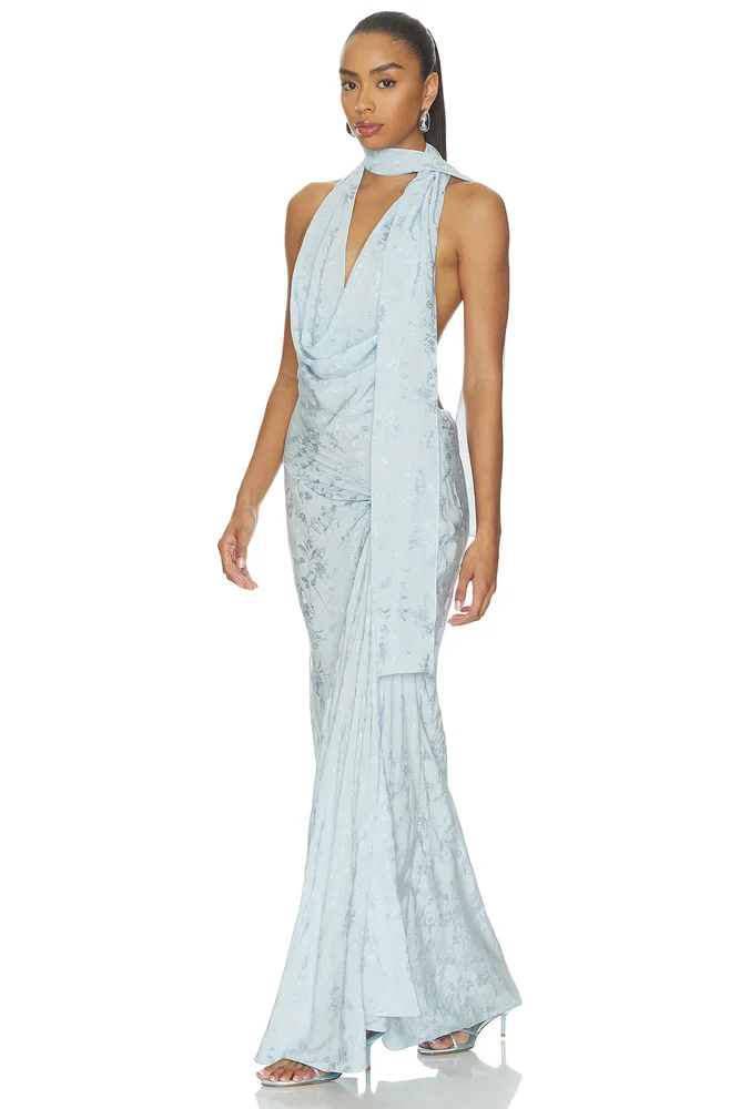 Kelly Halter Maxi Dress