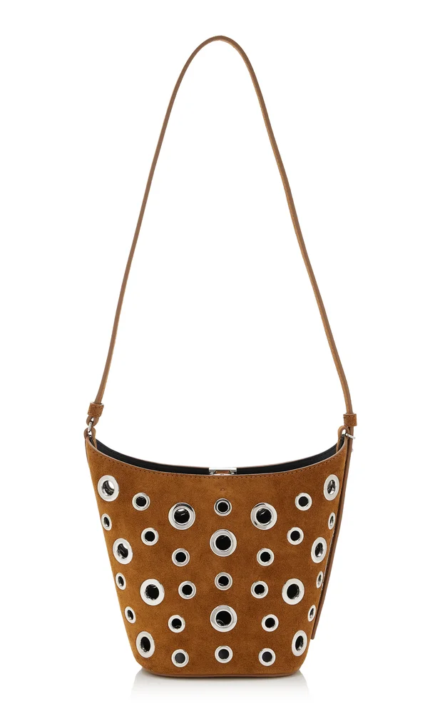 Mini Brant Suede Bucket Bag