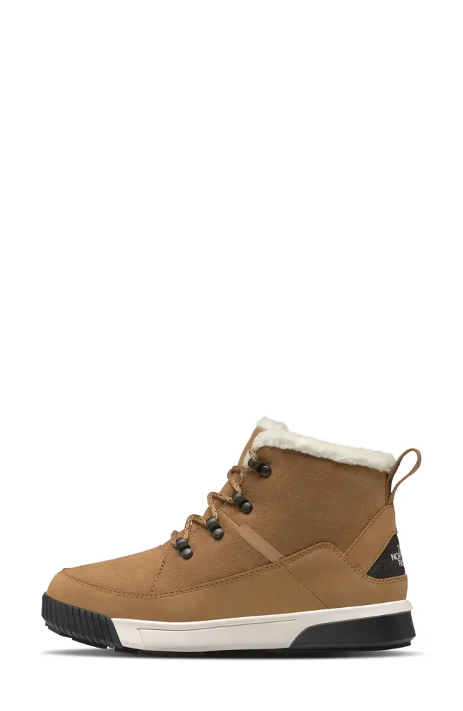 Sierra Luxe Waterproof Mid Top Boot with Faux Shearling Trim