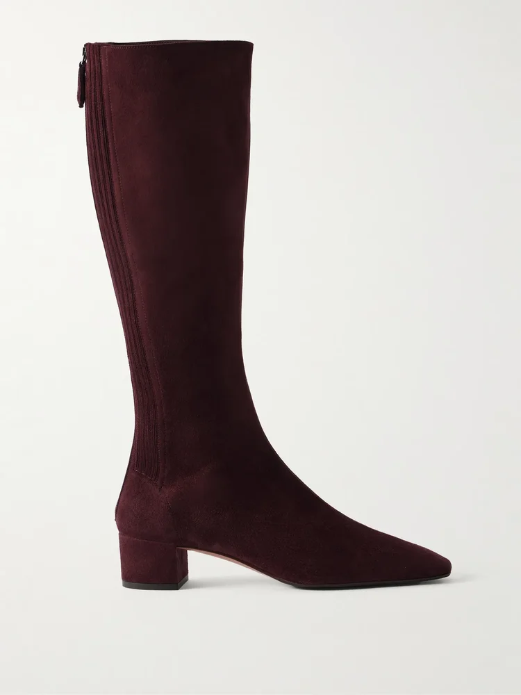 Saint Honoré 35 suede knee-boots
