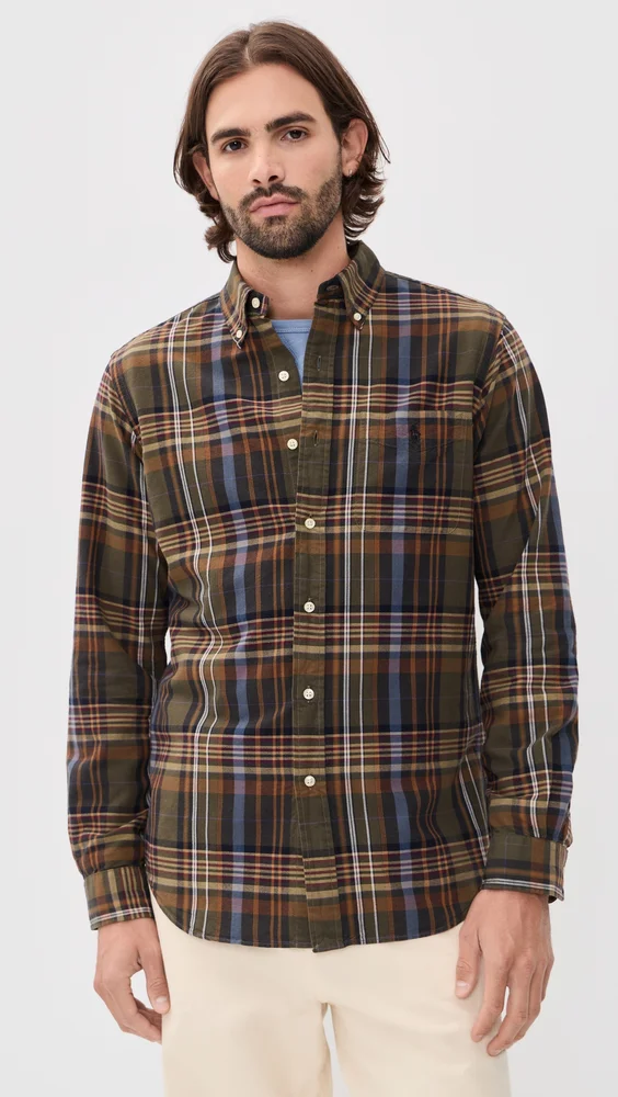 Plaid Classic Oxford Sport Shirt