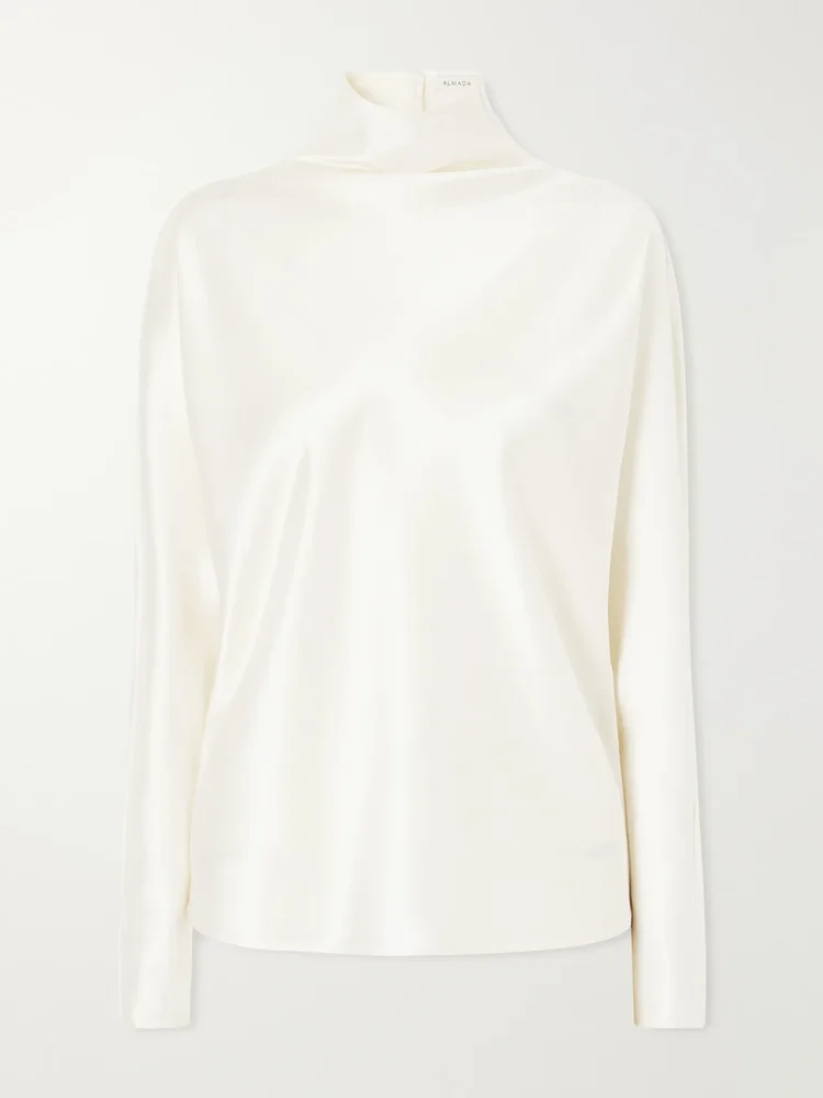 Maddy satin blouse