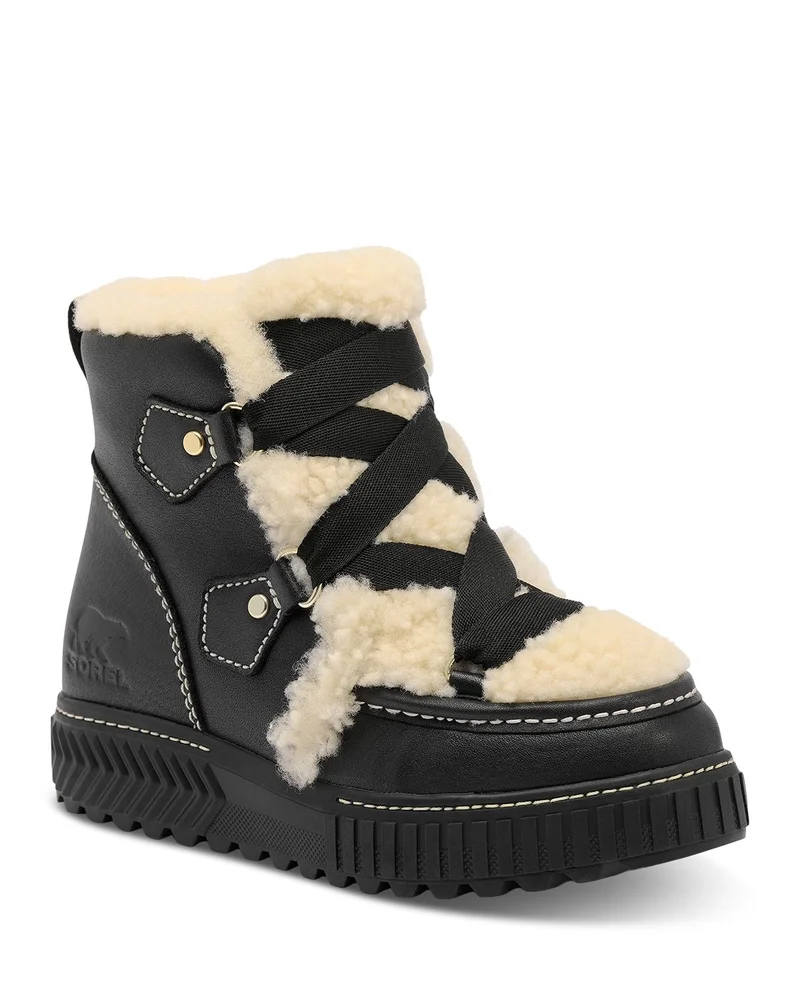 Ona Ave Alpine Shearling & Leather Snow Boots