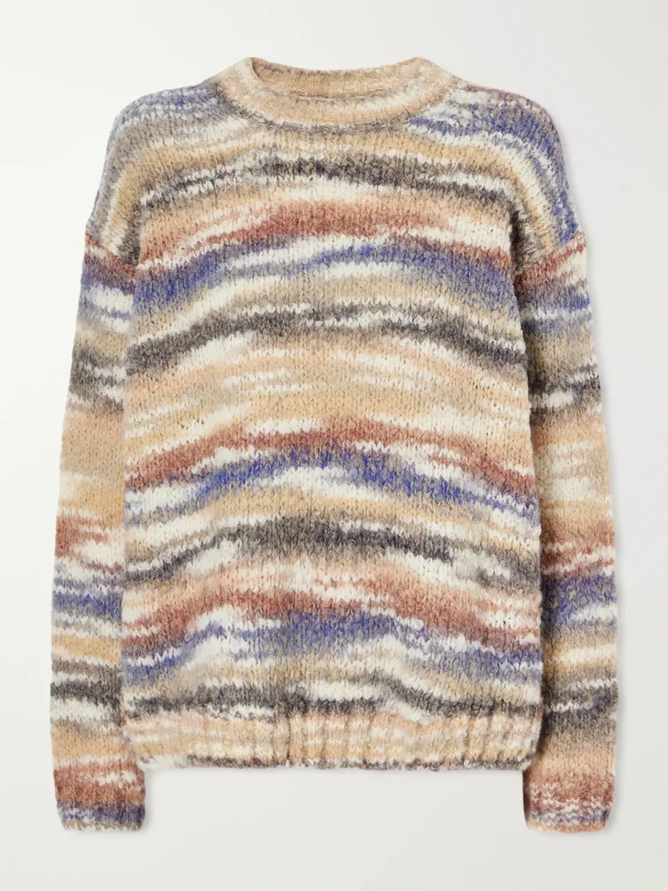 Castile striped wool-blend sweater