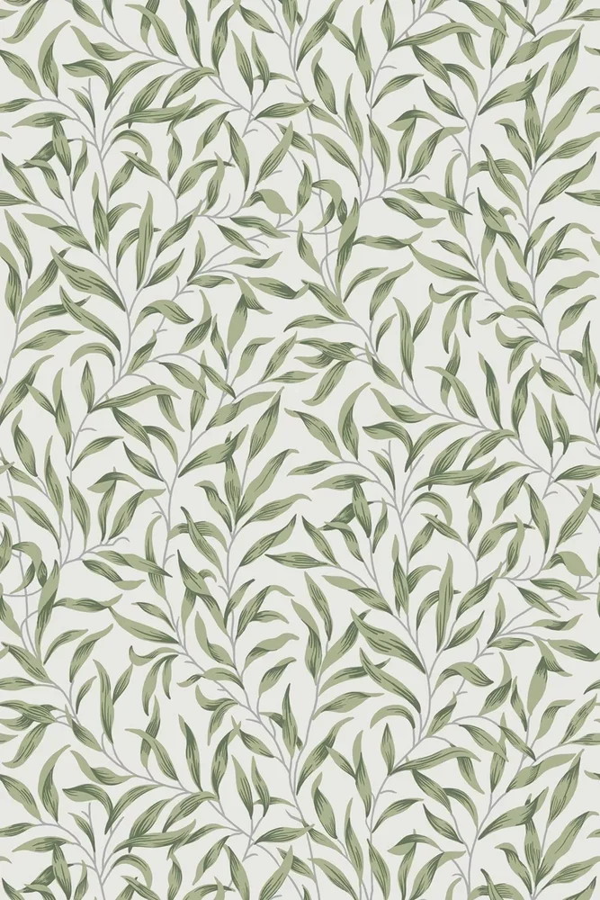 Willow Trail Botanical Peel-and-Stick Wallpaper