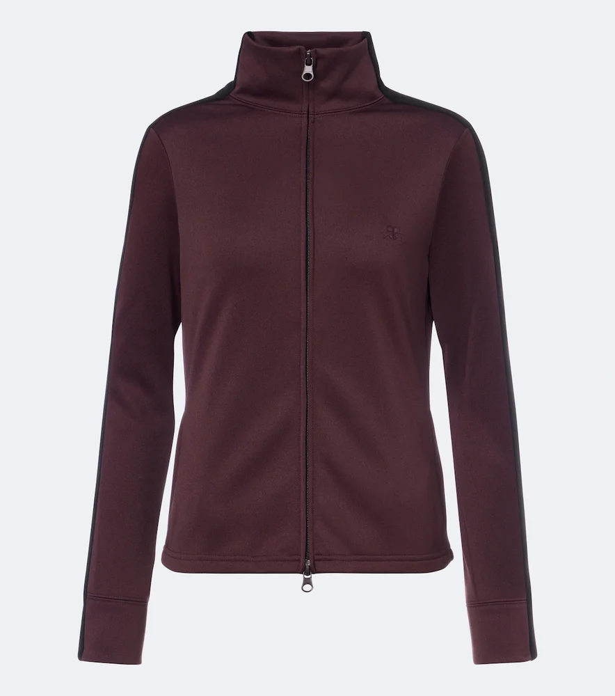 Jersey track jacket