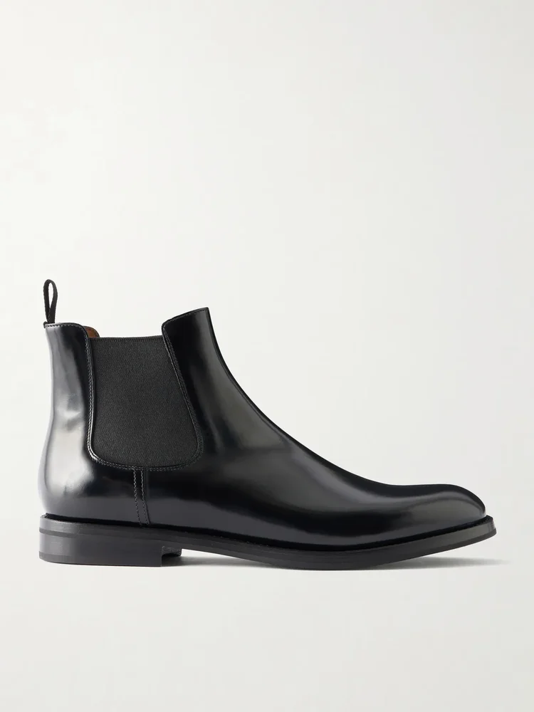 Monmouth leather Chelsea boots