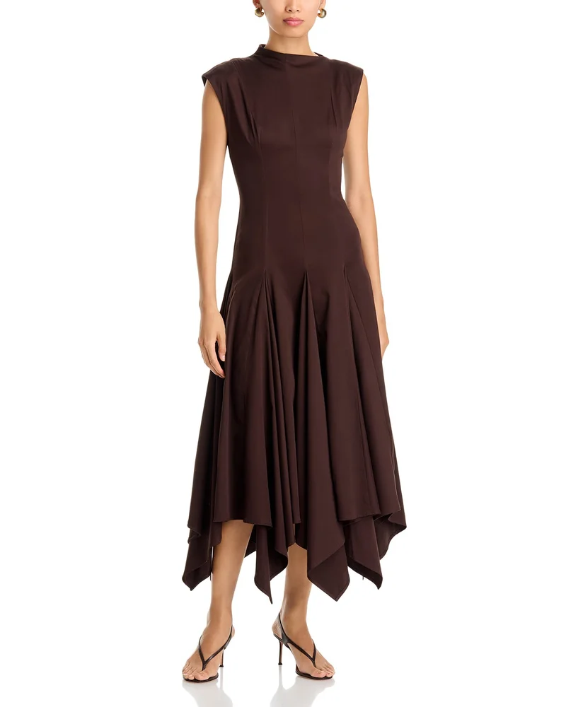 Eloidie Handkerchief Hem Sleeveless Dress