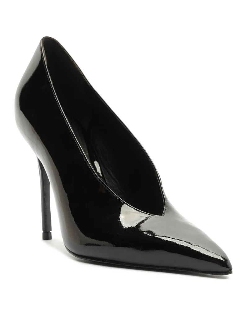 Claudia Patent Leather High Heel Pumps