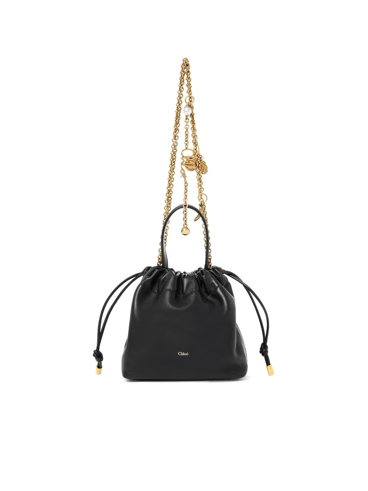 Chloé Mini Chloé Icons shoulder bag with chain in soft leather