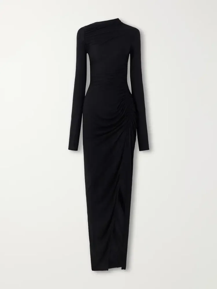 Svita ruched jersey maxi dress