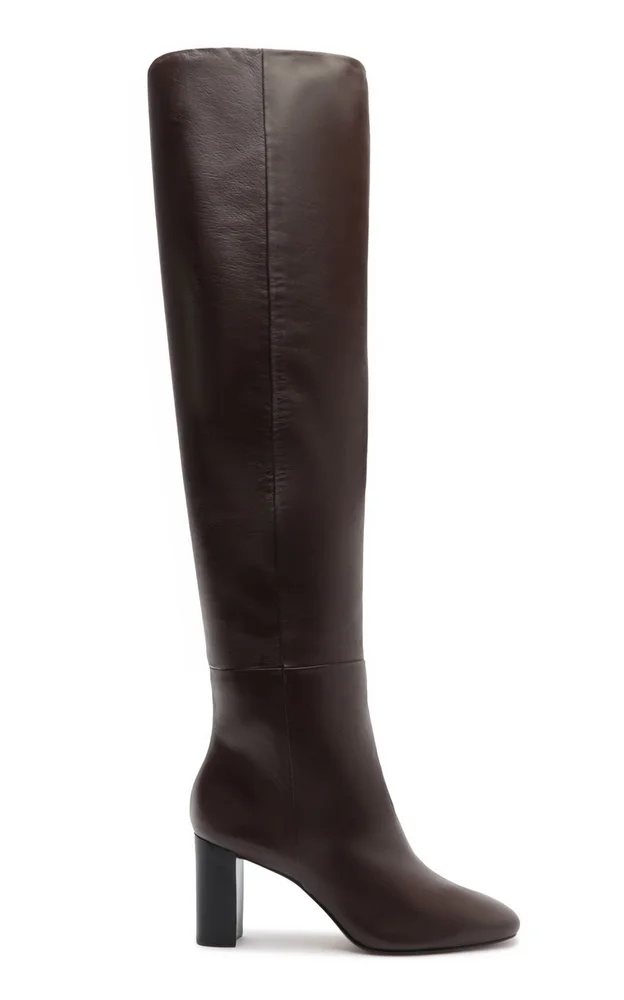 Anna Slouch Leather Boots
