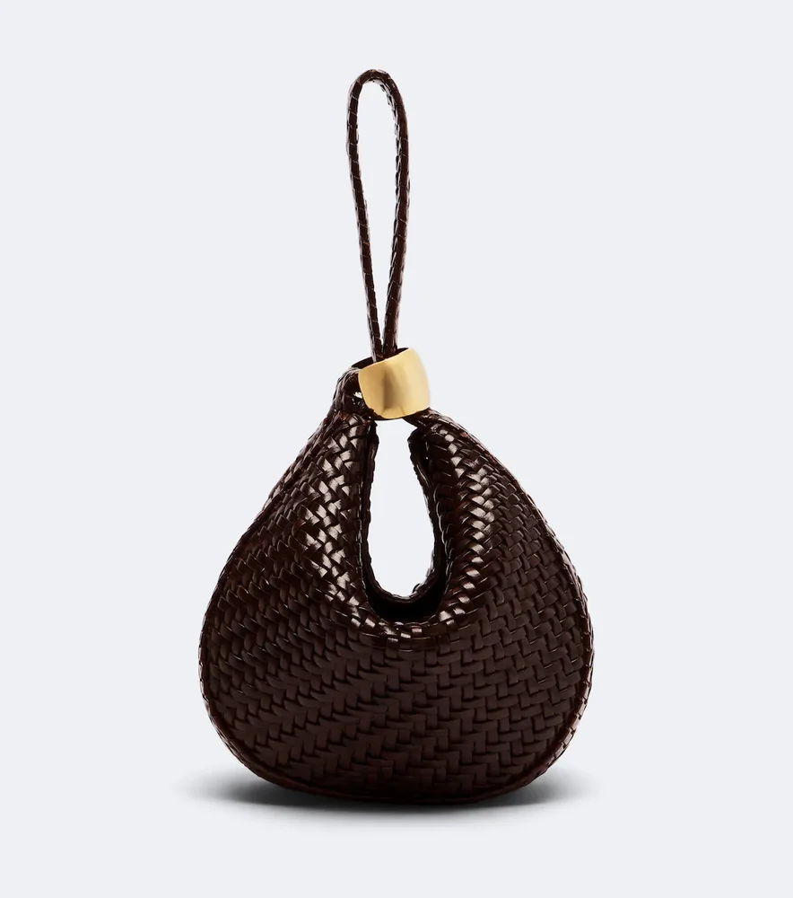 Zambia Small leather top-handle bag