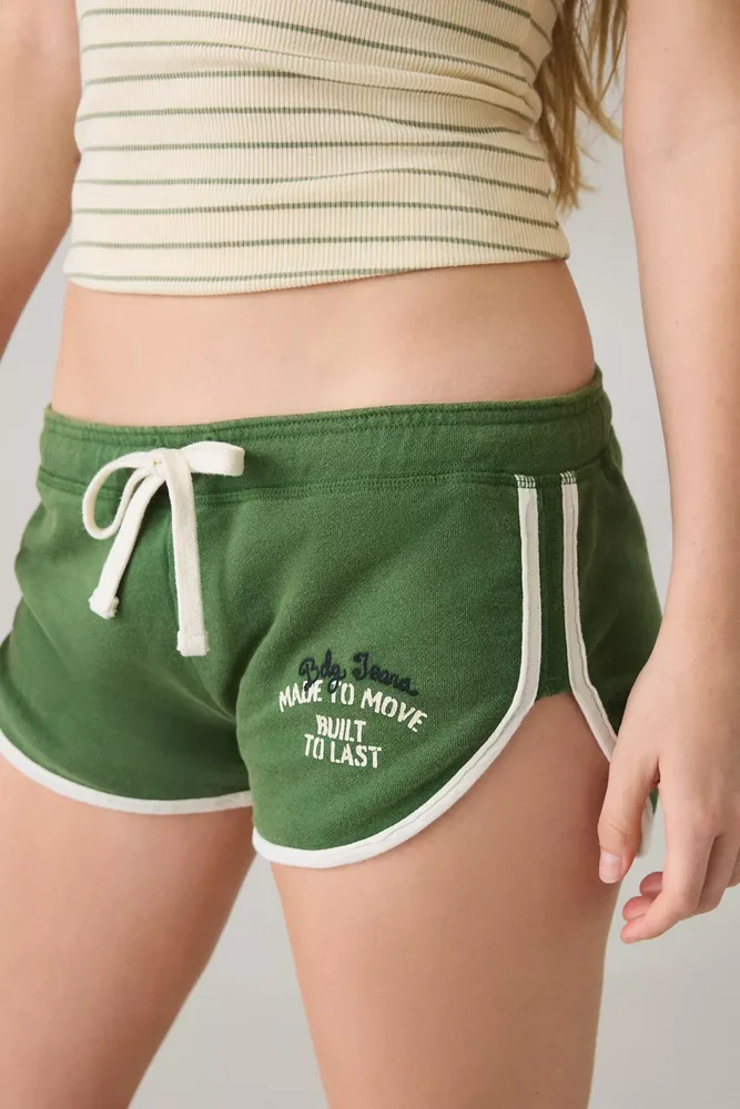 Runner Low-Rise Micro Sweat Shorts