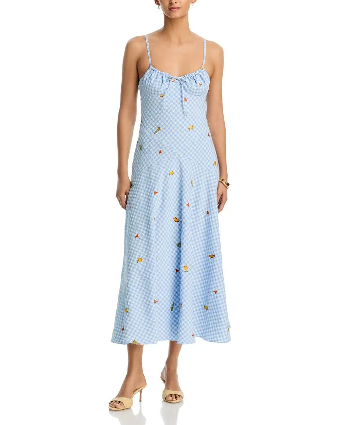 Gingham Maxi Dress - Exclusive