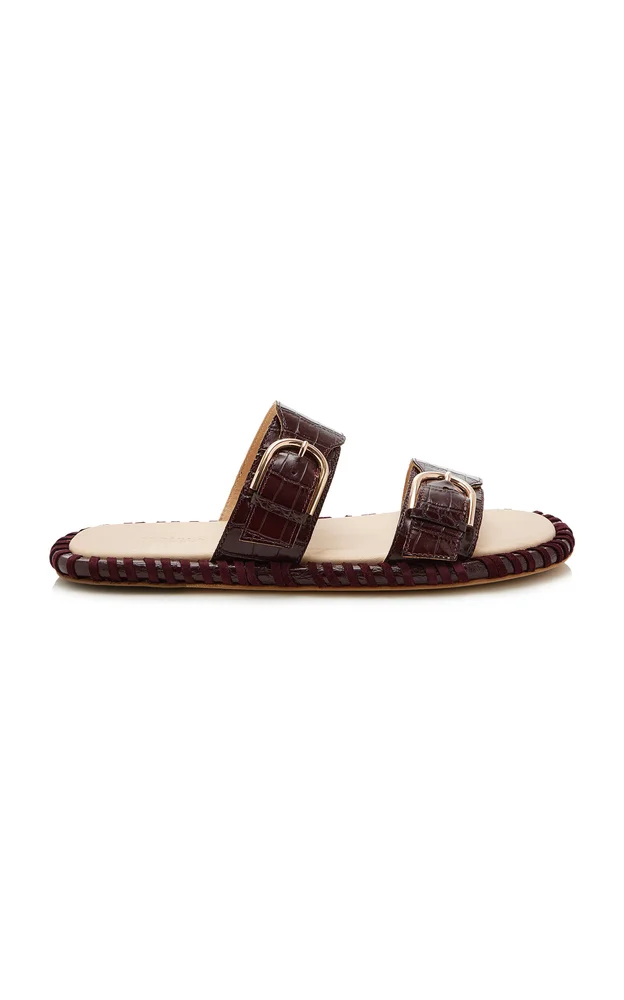 Sage Leather Sandals