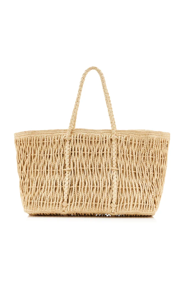 Georgica Raffia Tote Bag