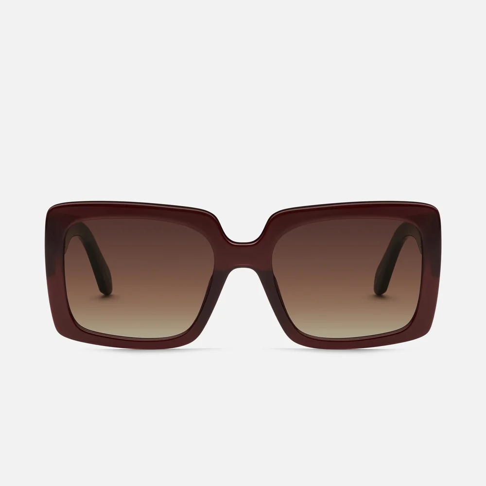 Total Vibe Sunglasses, Brown / Brown