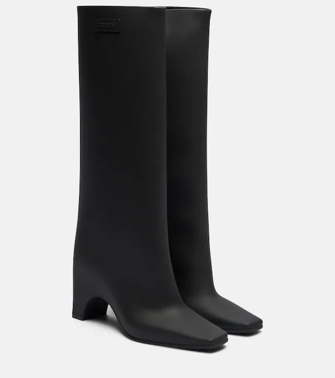 Rubber Bridge knee-high boots