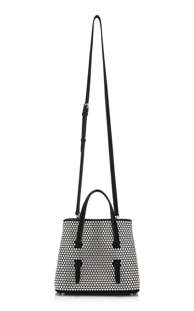 Mina 20 Studded Suede Bag